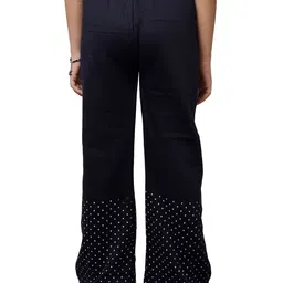 IndiWeaves Girls Pack of 3 Printed Mid-Rise Straight Fit Woollen Palazzos image 5