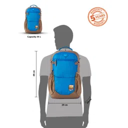 Wildcraft Brown Printed Polyester Backpack image 2