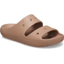 Crocs Unisex Adult Classic Sliders Latte Brown-image-55