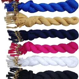 vastrabazaar Lycra Blend Solid Multicolor Women Dupatta-picture-37