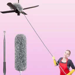 xexis Extra Long 100 in Fan Cleaning Tool Mop for Ceiling Wet and Dry Duster image 1