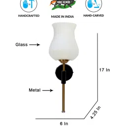 new era Antique Gold Wall Lamp with Mosaic Glass image 5