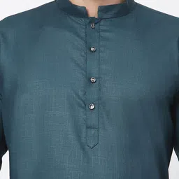 omkar enterprisess Men Cotton Blend Kurta Pyjama Set-picture-37