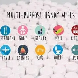 gsc Compressed Tissue / Magic Napkin/ Coin Tissue [20 COIN TISSUES ] image 3