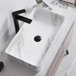 flipkart smartbuy Ceramic wash basin big size (24x14x4.5 inch) 403 smart Table Top Basin-picture-15
