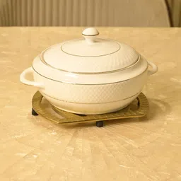 home decor hangout HDH1124 Gold Trivet image 2