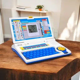 mahi zone Educational English Learner Laptop with Mouse for Kids 20 Activity Games_M443 image 1