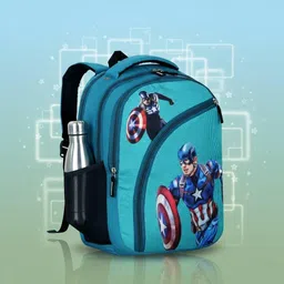 zerus superhero cartoon kids backpack for boys girls tution/travel/picnic Waterproof School Bag-picture-21