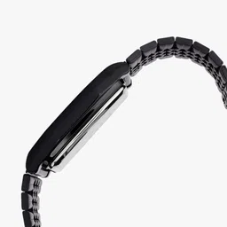 casio Vintage Dial Black Stainless Steel Band Digital Watch - For Men & Women D325 (A1100B-1DF) image 4