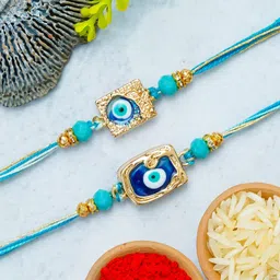 ecraftindia D1826 Assorted Rakhi Set-picture-21