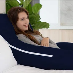 sskworld Polyester Fibre Solid Pregnancy Pillow Pack of 1 image 3