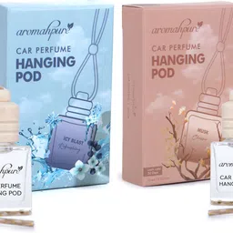 aromahpure Car Perfume Hanging Pod Musk, Cool Combo Car Air Freshener Car Freshener Diffuser-picture-19