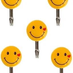aanya Self Adhesive Smiley Pieces, Load Capacity 2 Kg Hook 5-picture-17