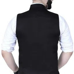 maksud enterprise Solid Men Waistcoat image 2