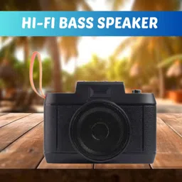 GUGGU Click (PORTABLE DESKTOP SPEAKER) Crystal Clear Sound With Long Life BatteryF163 10 W Bluetooth Laptop/Desktop Speaker image 1