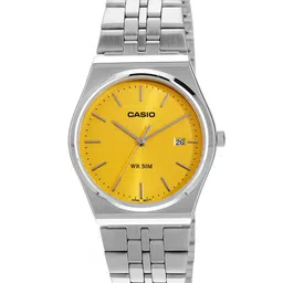 CASIO Men Printed Dial & Stainless Steel Bracelet Style Straps Analogue Watch A2238-image-54