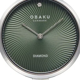 Obaku Diamant Forest Women Stainless Steel Bracelet Style Straps Analogue Watch V256LXCESE image 5