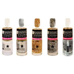 krayons Set of 5 The Natural Beauty Gel Based Long Lasting Nail Enamel - 6 ml Each-picture-6