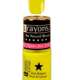 krayons Set of 5 The Natural Beauty Gel Based Long Lasting Nail Enamel - 6 ml Each image 3