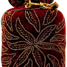 jivon Women Maroon Potli-picture-16