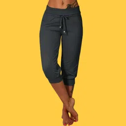 wammy Women Grey Capri-picture-23