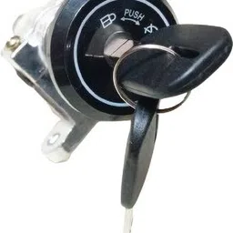 genratic Electric Scooter Lock Set 17-27mm Ampere Magnus, Big Vaspa, yo Edge etc Key Switch Lock (Black) Key Switch Lock image 5