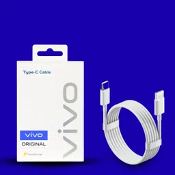 vivo USB Type C Cable 4.4 A 1 m 3524 Type-C USB Cable | 100 cm Durable Design | 4.1A Fast Charging Support image 1