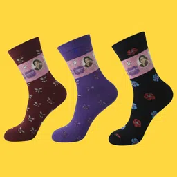 naosucura Women Self Design Mid-Calf/Crew-picture-39