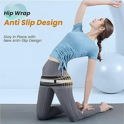 justifit Sciatica Pain Relief Sacroiliac Joint Hip Si Belt Spine Support Size-(M) Back / Lumbar Support image 3