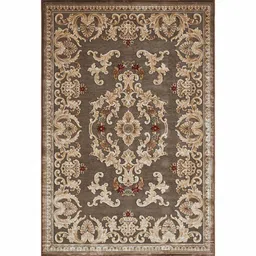 obsessions Brown and Beige Persian 5x7 Feet Machine Made Carpet image 2