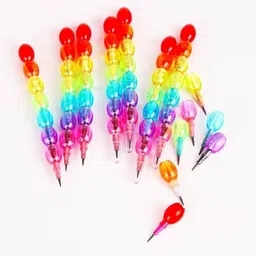 rhinetoys Moti Pearl Stacking Pencils: Beautiful & Durable Kids' Gift" Pencil image 2