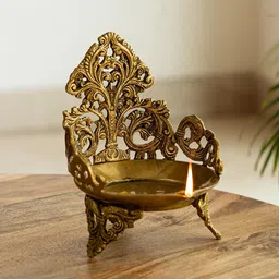ExclusiveLane The Brass Beams Textured Zeenat Diya-image-60