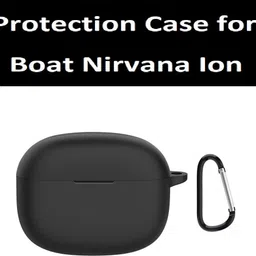 Velfo Silicone Press and Release Earbuds Case For Boat Nirvana Ion image 2