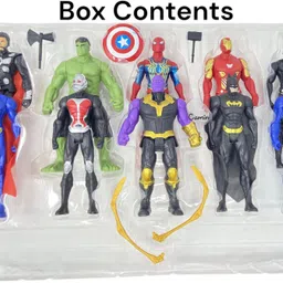 camin Avengers Superhero Action Figure Set of 10 Superheroes Toys image 3
