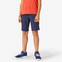 domyos Boys Breathable Synthetic Shorts W500 - Navy-picture-42