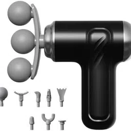 knidaa store Massage Gun Pro+ Mini, Portable Massage Gun, 3-Head Percussion, 6-Speed Settings, Deep Tissue Muscle Relief, 2300-3200RPM, with 9 Attachments Massager-image-59