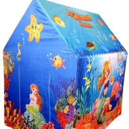 kalpatru enterprise Girl's and Boy's Extremely Light Weight Play theme Tent House for Kids-Aquarium image 2