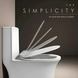 solano Bath CT/ S TRAP 22cm OR 9inch/ RIMLESS/ SWIRL SIPHONIC FLUSH/ Floor Mount/ 68*37.5*76cm/ 27*15*30inch/ EWCs / One Piece Toilet/ Western Commode image 2