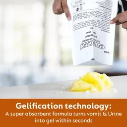 daynacare Vomit Spitting Urine Disposable Dry Perfumed Super Absorbent Bags 10 Pcs ROSE) Vomit Bag image 2