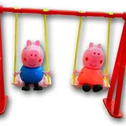 sopali PEPPA PIG PLAYGROUND SET WITH PEPPA FAMILY FIGURINES image 4