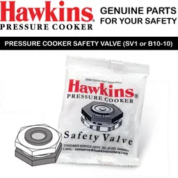 hawkins Stainless Steel Pressure Cooker 2Litre with Extra One safety valve, 2 L Induction Bottom Pressure Cooker image 3