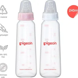 pigeon PERISTALTIC NURSING BOTTLE TWIN PACK KPP NIPPLE L - 240 ml image 3