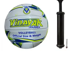 vikas sports Volleyball mashi green 03 with air pump Volleyball - Size: 4-picture-27