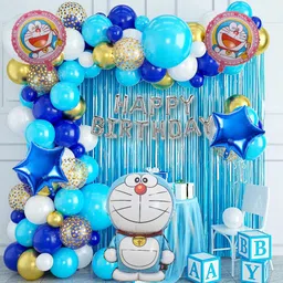 Doraemon Birthday Party Decoration Set.-image-0