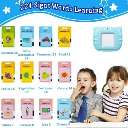 searegal Flash Cards Learning Machine Musical Early Educational Re-Chargeable Toy image 3