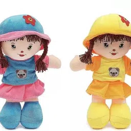 hello baby Combo Super Soft Cute Looking Smiling Girl Soft Toy / Stuffed Soft Plush Toy - 34 cm-picture-11