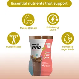 tata 1mg Pro+ Soy Protein Supplement Powder- High Protein for Muscle & Bone Strength image 2