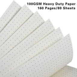 twone Spiral Dot Grid Notebook,Wiisdatek Bullet Dotted Journal Notebook A5 Notebook Dotted 80 Pages image 3