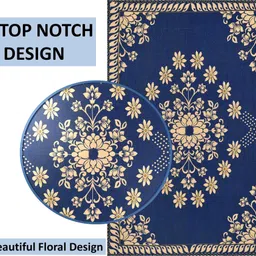 furnishing hut Floral 4 Seater Table Cover image 4