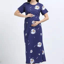 yazhini Women Maternity/Nursing Nighty image 3